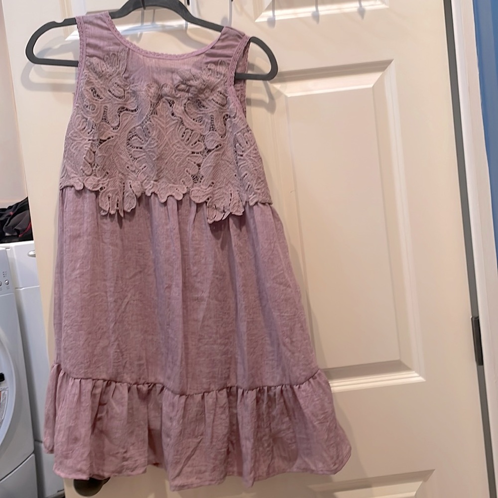 Lela sky dress dark lavender small